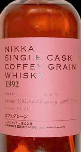 Nikka Single Cask Coffey Grain 1992